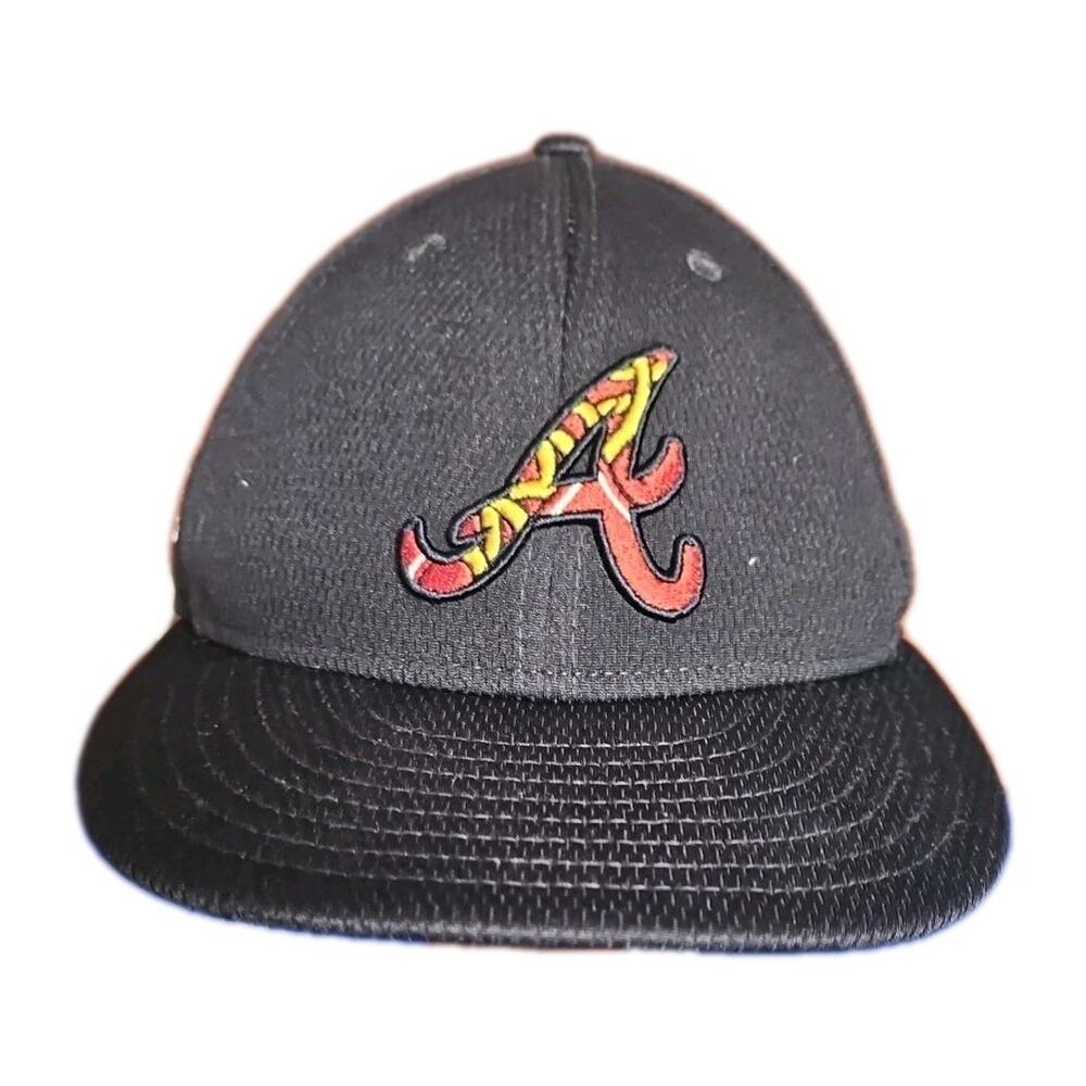 Atlanta Braves New Era 59Fifty Baseball Cap Hat Official On Field Hat